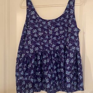 Floral tank top